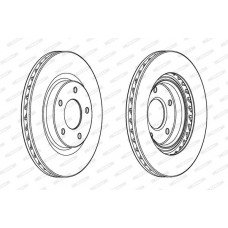 Δισκόπλακες MITSUBISHI OUTLANDER 2007 - 2011 ( CW ) FERODO DDF2384C