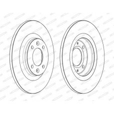 Δισκόπλακες PEUGEOT 308 2008 - 2012 FERODO DDF2511C