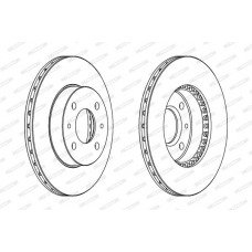 Δισκόπλακες NISSAN ALMERA 1995 - 1998 ( N15 ) FERODO DDF867
