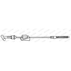 Ντίζες Χειροφρένου FORD KA 1997 - 2008 ( RB ) FERODO FHB432977