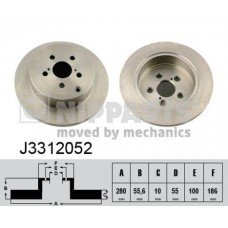 Δισκόπλακες TOYOTA AVENSIS 2003 - 2006 ( T250 ) NIPPARTS J3312052