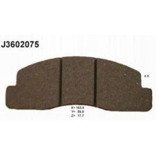 Τακάκια Σετ NIPPARTS J3602075