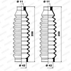 Φισούνα/Στεγανοποίηση VW LUPO 1998 - 2005 ( 6X1 - 6E1 ) MOOG K150083