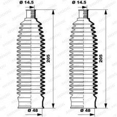 Φισούνα/Στεγανοποίηση VW POLO 2002 - 2005 ( 9N ) MOOG K150235