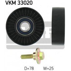 Τροχαλία παρέκκλισης & ενδιάμεσος τροχός PEUGEOT 206 2000 - 2008 ( CC ) SKF VKM 33020