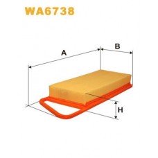 Φίλτρο αέρα TOYOTA AYGO 2005 - 2009 ( B10 ) WIX FILTERS WA6738