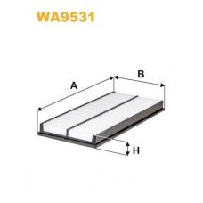 Φίλτρο αέρα SUBARU FORESTER 2000 - 2002 ( SF ) WIX FILTERS WA9531