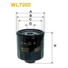 Φίλτρο λαδιού VW NEW BEETLE 2005 - 2011 ( 9C1 ) WIX FILTERS WL7203