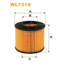 Φίλτρο λαδιού VW FOX 2005 - 2012 ( 5Z1 ) WIX FILTERS WL7318