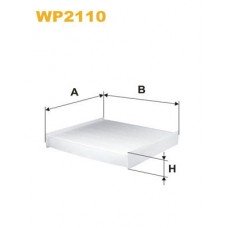 Φίλτρο αέρα εσωτερικού χώρου RENAULT CLIO 2013 - 2016 WIX FILTERS WP2110