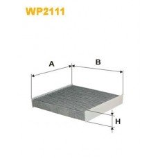 Φίλτρο αέρα εσωτερικού χώρου RENAULT CLIO 2013 - 2016 WIX FILTERS WP2111