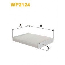 Φίλτρο αέρα εσωτερικού χώρου NISSAN QASHQAI 2013 - 2017 WIX FILTERS WP2124