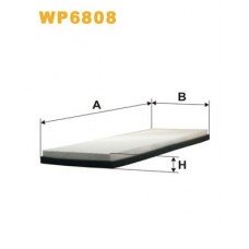 Φίλτρο αέρα εσωτερικού χώρου VW PASSAT 1997 - 2000 ( 3B2 ) WIX FILTERS WP6808