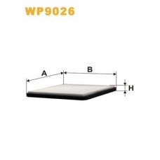 Φίλτρο αέρα εσωτερικού χώρου TOYOTA CELICA 2002 - 2005 ( T230 ) WIX FILTERS WP9026