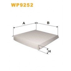 Φίλτρο αέρα εσωτερικού χώρου HONDA CIVIC 2006 - 2009 ( FD / K / N ) WIX FILTERS WP9252