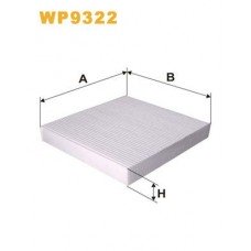 Φίλτρο αέρα εσωτερικού χώρου MITSUBISHI LANCER 2008 - ( CX/CY ) WIX FILTERS WP9322