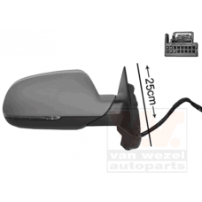 Καθρέπτης Ηλεκτρικός Θερμαινόμενος Ηλεκτρικά Ανακλινόμενος Βαφόμενος Με Φλας AUDI A3 2008 - 2012 ( 8P )( F/L ) Δεξιά 079007598