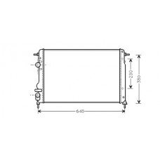Ψυγείο Νερού DACIA LOGAN 2008 - 2013 ( F/L ) 220006310