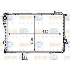 Ψυγείο Νερού BMW 5 Series 2000 - 2003 ( E39 F/L ) BEHR 058206335