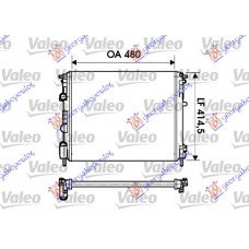 Ψυγείο Νερού RENAULT CLIO 2001 - 2005 VALEO 011306325