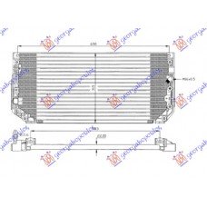 Ψυγείο A/C (Εξωτερικό) TOYOTA COROLLA 1997 - 1999 ( A111 ) 042306410