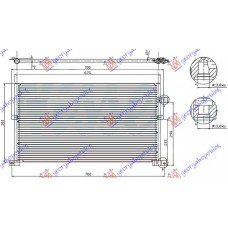 Ψυγείο A/C (Εξωτερικό) FORD MONDEO 2003 - 2007 ( Mk3b ) 061906410