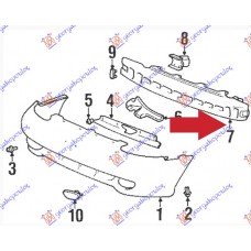 Αντιθορυβικό Προφυλακτήρα HYUNDAI ACCENT 1997 - 1999 ( UA ) ( X3 ) Εμπρός 069504900