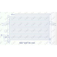 Ψυγείο A/C (Εξωτερικό) HYUNDAI LANTRA 1993 - 1995 ( J1 ) 082506400