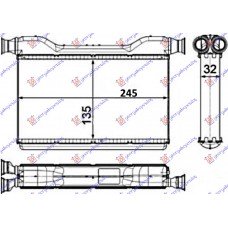Ψυγείο Καλοριφέρ BMW 5 Series 2010 - 2014 (F10) (F11) 160006500