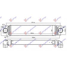 Ψυγείο Intercooler FORD EDGE 2015 - 331006200