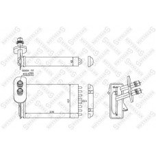 ΨΥΓΕΙΟ ΚΑΛΟΡΙΦΕΡ +/-AC(234x157x42)ΚΟΛ.ΣΦΥΚΤΗΡΑ VW GOLF 1984 - 1992 ( Mk2 ) 062206500