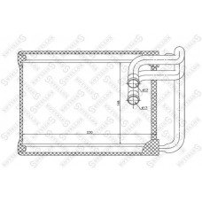 ΨΥΓΕΙΟ ΚΑΛΟΡΙΦΕΡ (BR) (150x220x26) HYUNDAI SONATA 2006 - 2011 ( NF ) 367006500