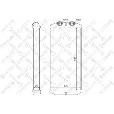 ΨΥΓΕΙΟ ΚΑΛΟΡΙΦΕΡ (BR) (220x155x26) 08- PEUGEOT 407 2008 - 2010 021206510