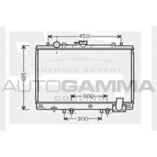 ΨΥΓΕΙΟ ΝΕΡΟΥ 2.5 ΠΕΤΡΕΛΑΙΟ ΑΥΤΟΜΑΤΟ (425x600) (KOYO) MITSUBISHI L200 1999 - 2001 ( K60T ) ( K70T ) 030306330