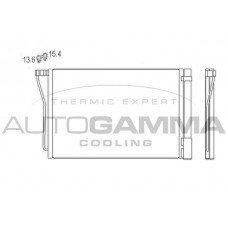 ΨΥΓΕΙΟ A/C 4.4 M5 ΒΕΝΖΙΝΗ (625x410x16) BMW 5 Series 2014 - 2017 ( F10 ) ( F11 ) 160106420