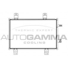 ΨΥΓΕΙΟ A/C 1.5 D ΠΕΤΡΕΛΑΙΟ (550x350x12) MAZDA CX3 2015 - 2018 507006420