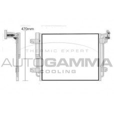 ΨΥΓΕΙΟ A/C 1.4 TSi ΒΕΝΖΙΝΗ - 2.0 TDi ΠΕΤΡΕΛΑΙΟ (540x450x16) 15- VW TIGUAN 2012 - 2016 889006410