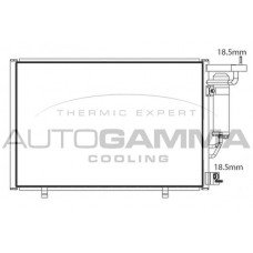 ΨΥΓΕΙΟ A/C 1,5 TDCi (57x35,7x16) FORD TRANSIT CONNECT TOURNEO 2013 - 2015 327006420