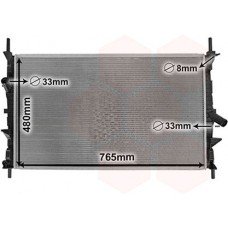 ΨΥΓΕΙΟ 2.0-2.2 TDCi ΠΕΤΡΕΛΑΙΟ (765x460x16) RWD-4WD (VALEO) FORD TRANSIT 2012 - ( ) 326006315