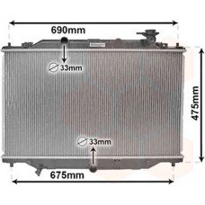 ΨΥΓΕΙΟ ΝΕΡΟΥ 2.0 BENZINH ΜΗΧΑΝΙΚΟ/ΑΥΤΟΜΑΤΟ (425x735x16) MAZDA CX5 2012 - 2017 505006300