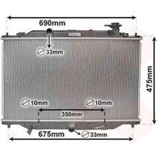 ΨΥΓΕΙΟ 2,2 ΠΕΤΡΕΛΑΙΟ (72,8x42,5x27) Μ/Α MAZDA CX5 2012 - 2017 505006315