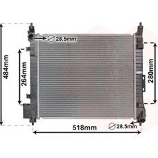 ΨΥΓΕΙΟ ΝΕΡΟΥ 1.2 DIG ΒΕΝΖΙΝΗ ΜΗΧΑΝΙΚΟ (450x390x16) NISSAN NOTE 2013 - 582006315