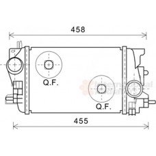ΨΥΓΕΙΟ INTER. 1,7 CDTi (315x218x64) OPEL MERIVA 2014 - 602106220