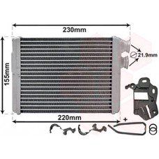 ΨΥΓΕΙΟ ΚΑΛΟΡΙΦΕΡ (180x148x32) PEUGEOT 308 2017 - 636106500