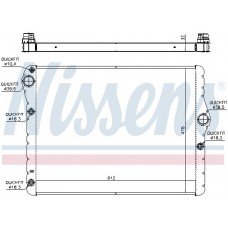 ΨΥΓΕΙΟ ΝΕΡΟΥ 3.0 ΠΕΤΡΕΛΑΙΟ +/- A/C ΑΥΤΟΜΑΤΟ (612x487) BMW 5 Series 2014 - 2017 ( F10 ) ( F11 ) 160106350