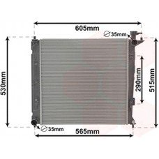 ΨΥΓΕΙΟ ΝΕΡΟΥ 1.7 CRDi ΠΕΤΡΕΛΑΙΟ ΜΗΧΑΝΙΚΟ (480x480x16) KIA CARENS 2013 - 422806320
