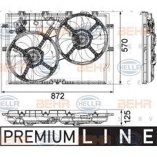 ΒΕΝΤΙΛΑΤΕΡ ΨΥΓΕΙΟΥ ΚΟΜΠΛΕ (ΔΙΠΛΟ) 3.0 ΒΕΝΖΙΝΗ - 2.0-2.3-3.0 ΠΕΤΡΕΛΑΙΟ +A/C (390mm+390mm) (2+2 pins) PEUGEOT BOXER 2014 - 637006475