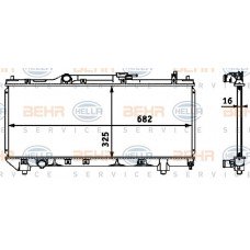 Σύστημα ψύξης TOYOTA AVENSIS 2000 - 2003 ( T220 ) 8MK 376 718-461