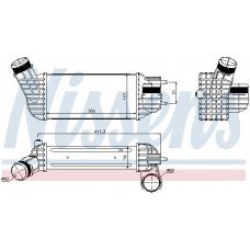 ΨΥΓΕΙΟ INTERCOOLER 2.0 HDI ΠΕΤΡΕΛΑΙΟ (300x147x76) ΠΑΡΟΧΕΣ Φ 60/60 CITROEN C4 2015 - 197106230