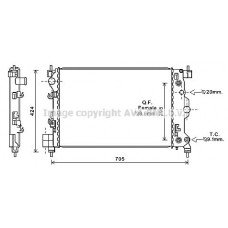 ΨΥΓΕΙΟ ΝΕΡΟΥ 1.6i 16v ΑΥΤΟΜΑΤΟ (58x38,8x1,6) CHEVROLET-DAEWOO AVEO 2011 - 237006360